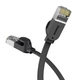 Патч корд Baseus сетевой кабель 10 Гбит\с Ethernet RJ45 Cat 6 плоский 3 м Black (YM1653) - изображение 2