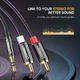 Кабель аудио Ugreen 2RCA to 3.5mm стерео разветвитель 1 м (YM1568) - изображение 2