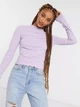 Лонгслив Monki 250837 XS (102065XS) Розовый - изображение 1