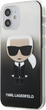 Панель CG Mobile Karl Lagerfeld Gradient Ikonik Karl для Apple iPhone 12 mini Black (3700740483138) - зображення 2