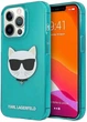 Etui CG Mobile Karl Lagerfeld Glitter Choupette Fluo do Apple iPhone 13/13 Pro Niebieski (3666339027797) - obraz 1