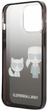 Панель CG Mobile Karl Lagerfeld Gradient Ikonik Karl&Choupette для Apple iPhone 13/13 Pro Black (3666339049263) - зображення 3