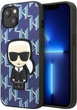 Etui CG Mobile Karl Lagerfeld Monogram Iconic Patch do Apple iPhone 13 Niebieski (3666339049492) - obraz 2