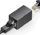 Соединитель витой пары Ugreen NW114 RJ45 Ethernet Cable Extender Adapter Black (UGR-20390) - изображение 2