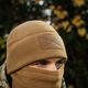 Шапка M-Tac Watch Cap Elite фліс 320г/м2 з липучкою Coyote Brown M (00-00013481) - зображення 6