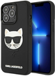 Панель CG Mobile Karl Lagerfeld Rubber Choupette 3D для Apple iPhone 13 Pro Max Black (3666339028169) - зображення 1