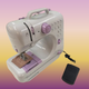 Электрическая швейная машинка Sewing Machine 505/1250 портативная 12 программ строчки с подсветкой реверсом педалью Белая - изображение 1