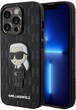 Etui CG Mobile Karl Lagerfeld Saffiano Monogram Iconic do Apple iPhone 14 Pro Czarny (3666339122560) - obraz 1