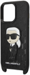 Etui CG Mobile Karl Lagerfeld Monogram Iconic Patch do Apple iPhone 14 Pro Czarny (3666339098674) - obraz 3