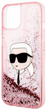 Панель CG Mobile Karl Lagerfeld Glitter Karl Head для Apple iPhone 14 Plus Pink (3666339086893) - зображення 2