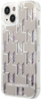 Панель CG Mobile Karl Lagerfeld Liquid Glitter Monogram для Apple iPhone 14 Plus Silver (3666339076283) - зображення 3