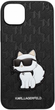 Etui CG Mobile Karl Lagerfeld Saffiano Monogram Choupette do Apple iPhone 14 Plus Czarny (3666339122591) - obraz 2