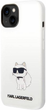 Панель CG Mobile Karl Lagerfeld Silicone Choupette для Apple iPhone 14 Plus White (3666339086770) - зображення 2