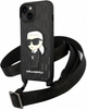 Панель CG Mobile Karl Lagerfeld Monogram Ikonik Patch для Apple iPhone 14 Plus Black (3666339098667) - зображення 1