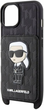 Панель CG Mobile Karl Lagerfeld Crossbody Saffiano Monogram Ikonik для Apple iPhone 14 Black (3666339123185) - зображення 4