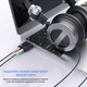 Внешняя звуковая карта EMISSE USB Sound Card для ПК Ноутбука PS4 PS5 Черная - изображение 4