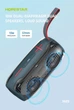 Бездротова Bluetooth Портативна колонка Hopestar H49 |BT5.0, 10 Вт, TWS, AUX/TF/USB, 6h, IP5X| Сірий - зображення 11
