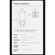 Мережевий зарядний пристрій BASEUS GaN3 Pro Fast Charger 2C+U 65W Black - зображення 4