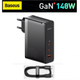 Сетевое зарядное устройство BASEUS GaN5 Pro 140W (2 Type-C + 1 USB) - изображение 1