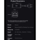 Мережевий зарядний пристрій BASEUS GaN3 Pro Desktop Fast Charger (2 Type-C + 2 USB) 65 W Black - зображення 9