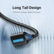 USB кабель подовжувач USB на USB Vention Extension Cable charging data (0.5m, 5 Gbit/s, USB 3.0, 2A). Black - зображення 6