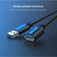 USB кабель подовжувач USB на USB Vention Extension Cable charging data (0.5m, 5 Gbit/s, USB 3.0, 2A). Black - зображення 8
