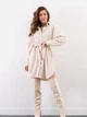Плаття-сорочка коротке осіннє жіноче ISSA PLUS SA-496 L/XL Молочне (issa2007682505630) - зображення 1