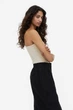 Боди H&M S бежевый 22111157808 - изображение 4