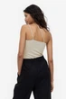 Боди H&M S бежевый 22111157808 - изображение 5