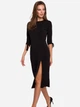 Sukienka damska Makover K007 XL Czarna (5903068458224) - obraz 1