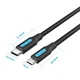 Кабель для синхронизации Vention USB Type C - Micro USB 0.5 м Black (YM0577) - изображение 3