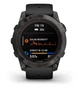 Смарт-годинник Garmin Fenix 7X Pro Sapphire Solar Carbon Gray DLC Titanium with Black Band (010-02778-54) - зображення 2