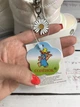 Чобітки дутіки дитячі на дівчинку Совенок 25р - 16.3 см білі (742) - изображение 5
