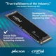 SSD диск Crucial P3 4TB M.2 2280, up to 3500MB/s, NVMe PCIe 3.0 x4 3D NAND TLC (CT4000P3SSD8) - изображение 4