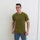 Футболка тактична чоловіча з бавовняного трикотажу, Хакі/Олива 62(5XL) розмір 220013 - зображення 1