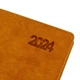 Ежедневник Leo Planner Case 2024 А5 368л м/обл слп/т горчичный со срезом в тон обложки (5056574423580) - изображение 5