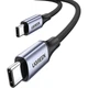 Кабель зарядный Ugreen Type-C to Type-C 240W 5A 2 м Gray (US535) - изображение 3