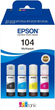 Zestaw tuszy Epson 104 EcoTank Multipack Cyan/Magenta/Yellow/Black (8715946684888) - obraz 1