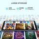 Планшет 10.1" Full HD Headwolf Wpad1 4/128Gb 4G 2-SIM 8 ядер Android 12 6600 mAh Чорний - зображення 4