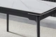 Стол обеденный раскладной BONN CERAMIC 130(180)*80 белый глянец/черный каркас Intarsio - изображение 5