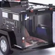Скарбничка сейф Поліцейська машина Cash Truck з кодовим замком купюроприймачем та відбитком пальця Чорна - зображення 3
