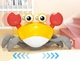 Детская интерактивная игрушка Краб с функцией распознавания помех и музыкой арт. 7078 Желтый - изображение 9