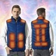 Жилетка Fashion с подогревом от PowerBank 17 зон Размер L Синий (1013-270-03) - изображение 7