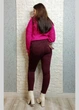 Джинсы Miss BonBon бордовый 50 21-2521 - изображение 5