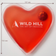 Карманная грелка-сердце для рук Wild Hill Hand Warmer L многоразовая красная (10,7*10,2 см) - изображение 4