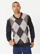 Пуловер мужской Pierre Cardin RGYL KNTTD 31840205 XL Серый/Коричневый/Черный - изображение 1