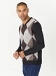 Пуловер мужской Pierre Cardin RGYL KNTTD 31840205 XL Серый/Коричневый/Черный - изображение 3