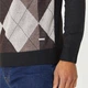 Пуловер мужской Pierre Cardin RGYL KNTTD 31840205 XL Серый/Коричневый/Черный - изображение 6