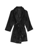Халат Victoria's Secret Short Cozy Robe M/L чорний - зображення 2