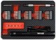 Wkrętarka akumulatorowa z zestawem bitów YATO Li-Ion 3,6 V 450 mAh Podświetlenie LED HEX-1/4" CrV 39 szt. + futerał (YT-27930) - obraz 4